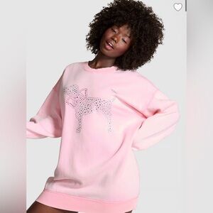NWT PINK X LOVE SHACK FANCY Crewneck Dress size XS